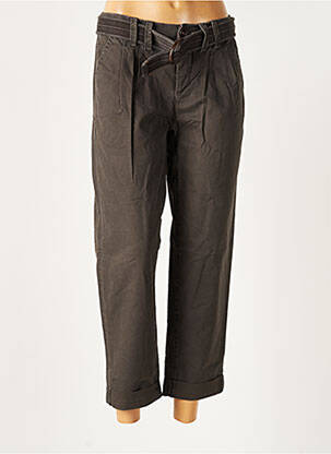 Pantalon chino tissage popeline taille normale gris FREEMAN T.PORTER homme