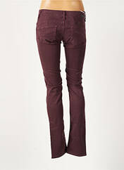 Pantalon slim violet TEDDY SMITH pour femme seconde vue
