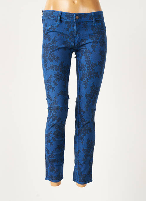 Pantalon slim bleu MELTIN'POT pour femme