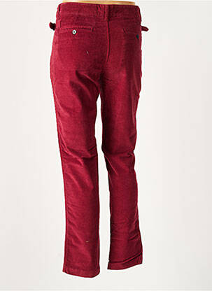 Pantalon chino fermeture zippée sous rabat boutonné taille normale rouge AVIDA DOLLARS femme