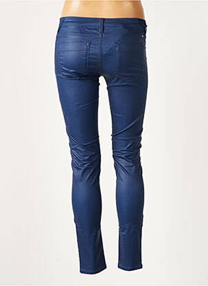 Jegging zippé bas des jambes taille basse bleu TEDDY SMITH femme