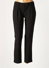Pantalon chino taille normale taille normale noir MET AND FRIENDS femme