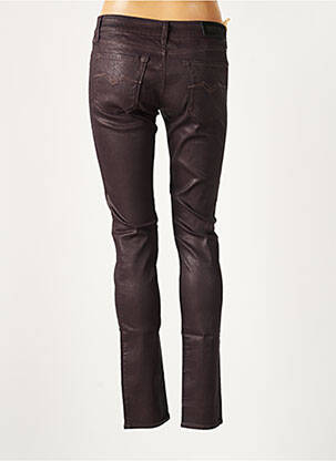 Pantalon slim taille basse taille basse rouge REPLAY femme