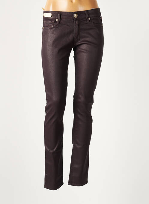 Pantalon slim taille basse taille basse rouge REPLAY femme