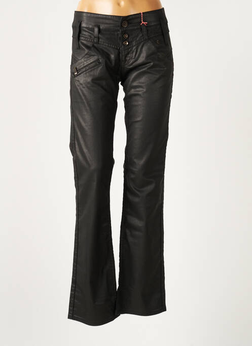 Pantalon droit noir FREEMAN T.PORTER pour femme