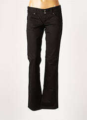Pantalon droit noir GUESS JEANS pour femme seconde vue
