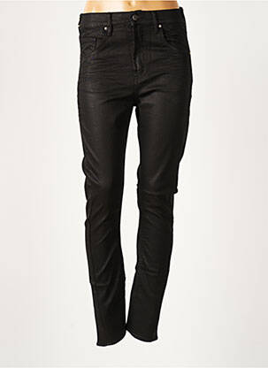 Pantalon slim stretch taille normale noir LE TEMPS DES CERISES femme