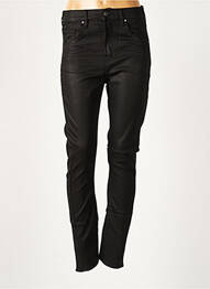 Pantalon slim stretch taille normale noir LE TEMPS DES CERISES femme