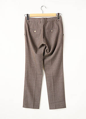 Pantalon chino taille normale taille normale marron MY PANTS femme