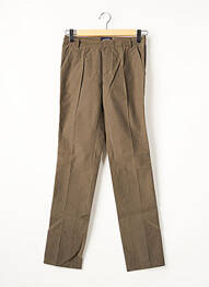 Pantalon chino broderie galons latéraux taille normale gris MY PANTS femme
