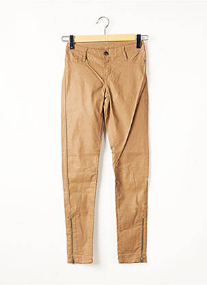 Pantalon 7/8 stretch taille normale beige TEDDY SMITH femme