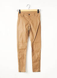 Pantalon 7/8 stretch taille normale beige TEDDY SMITH femme