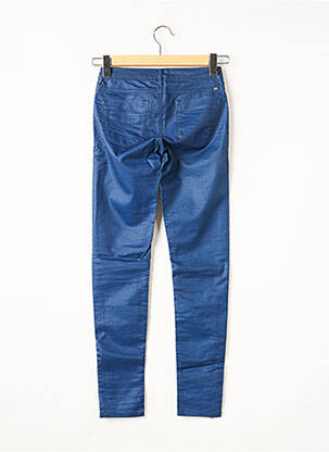 Jegging zippé bas des jambes taille basse bleu TEDDY SMITH femme