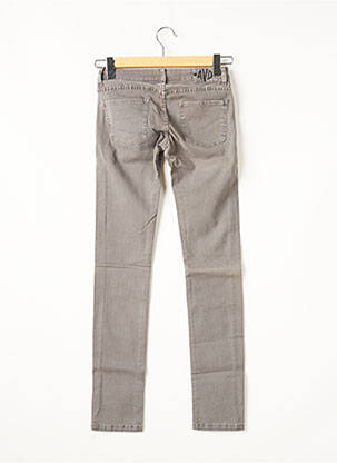 Jeans coupe slim slim taille basse gris AVIDA DOLLARS femme