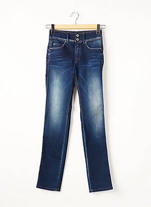 Jeans coupe slim slim taille haute bleu SALSA femme