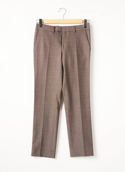Pantalon chino taille normale taille normale marron MY PANTS femme