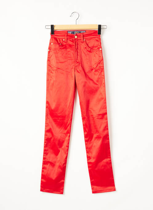 Pantalon slim rouge LOIS pour femme