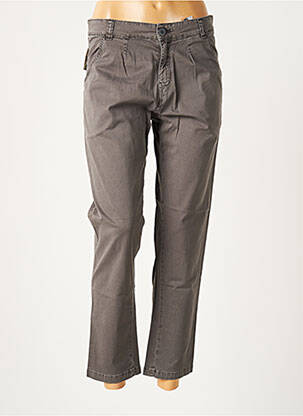 Pantalon droit stretch taille normale gris KILL DEAL femme