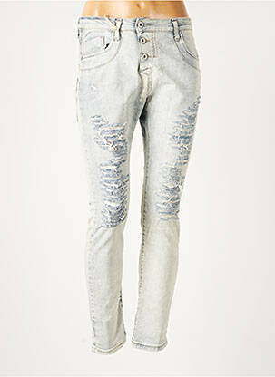 Jeans coupe slim slim taille normale bleu PLEASE femme
