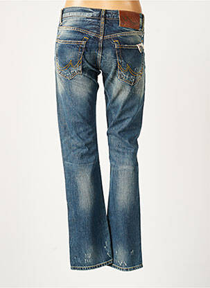 Jeans coupe droite broderie rivets taille normale bleu LTB femme