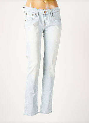 Take Two Jeans taille basse bleuet-blanc style d\u00e9contract\u00e9 Mode Jeans Jeans taille basse 