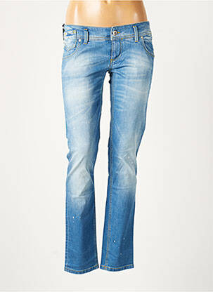 Jeans coupe slim bleu FREESOUL pour femme