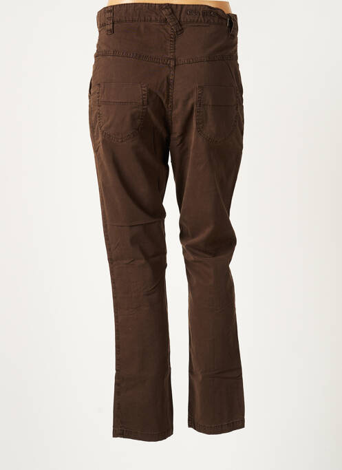 Pantalon droit marron KILL DEAL pour femme