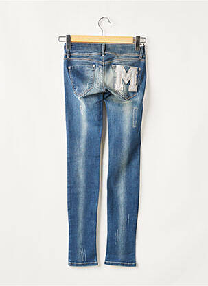 Jeans coupe slim slim taille basse bleu MET femme