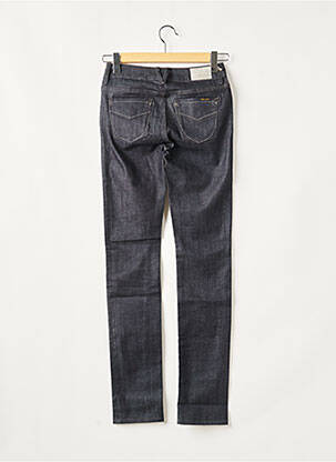 Jeans coupe slim broderie rivets taille basse bleu TEDDY SMITH femme