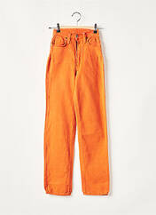 Pantalon droit orange TEDDY SMITH pour femme seconde vue