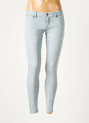 Jegging stretch taille basse bleu CHEAP MONDAY femme