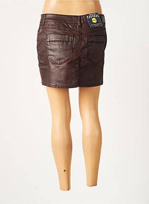 Jupe courte poches marron KAPORAL femme