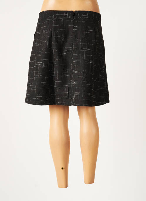 Jupe courte noir ICHI pour femme