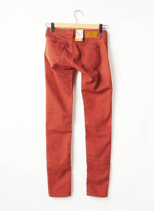 Jeans coupe slim orange MAISON SCOTCH pour femme