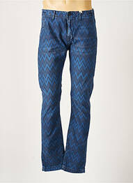 Pantalon droit tissage chiné taille normale bleu SCOTCH & SODA homme