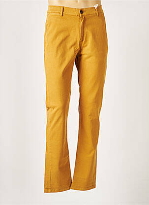 Pantalon droit jaune FRANKLIN MARSHALL pour homme