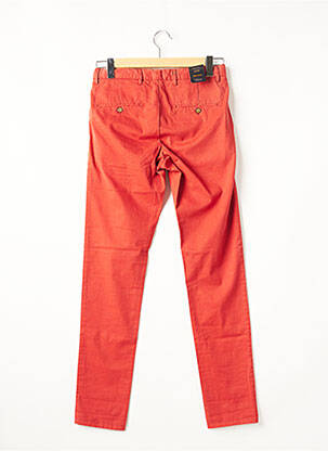 Pantalon chino tissage popeline taille basse rouge SCOTCH & SODA homme