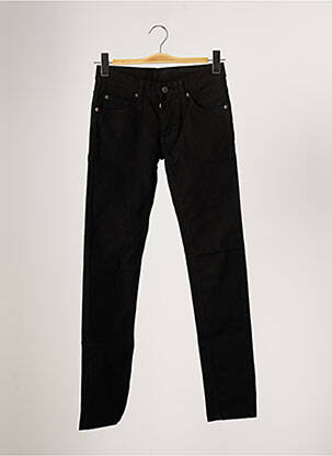 Jeans coupe slim broderie rivets taille normale noir CHEAP MONDAY femme