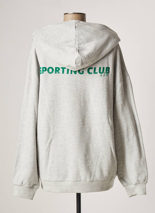 Sweat-shirt à capuche gris MARGAUX LONNBERG pour femme