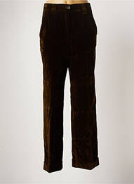 Pantalon droit taille normale taille normale vert LAURENCE BRAS femme