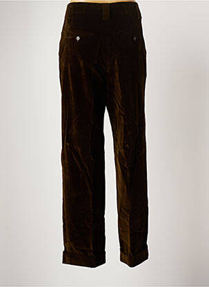 Pantalon droit taille normale taille normale vert LAURENCE BRAS femme