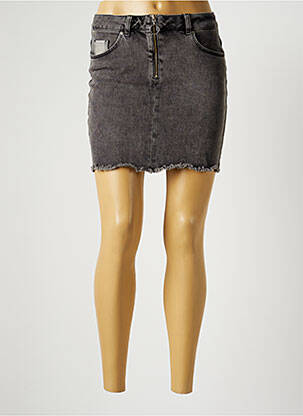 Jupe courte poches gris SET femme