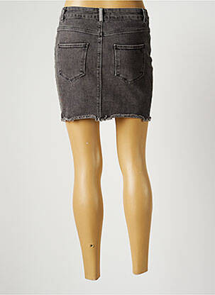 Jupe courte poches gris SET femme