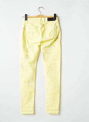 Pantalon slim stretch taille normale jaune RELISH femme