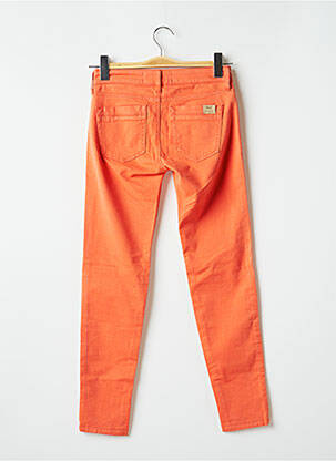 Pantalon slim stretch taille normale orange CORLEONE femme