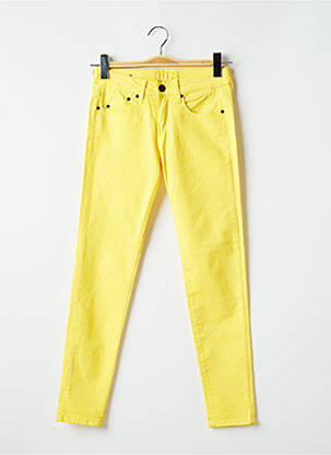 Pantalon slim jaune CORLEONE pour femme
