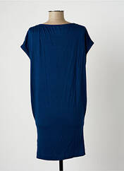 Robe courte bleu MAJESTIC FILATURES pour femme seconde vue