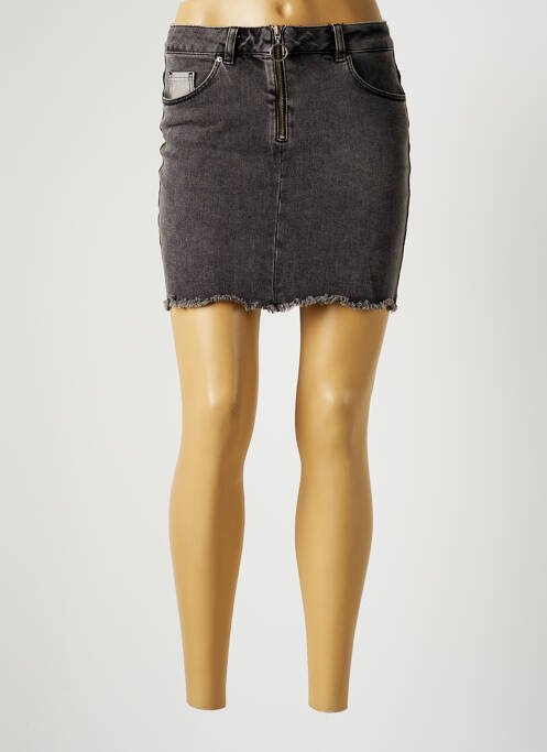 Jupe courte poches gris SET femme