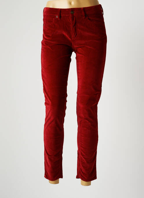 Pantalon droit rouge FIVE pour femme