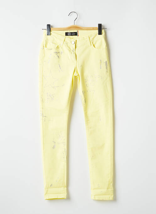 Pantalon slim jaune RELISH pour femme